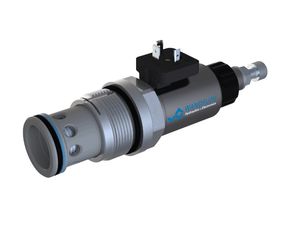 Proportional Pressure Relief Cartridge Inverse Pilot Operated Bvipm